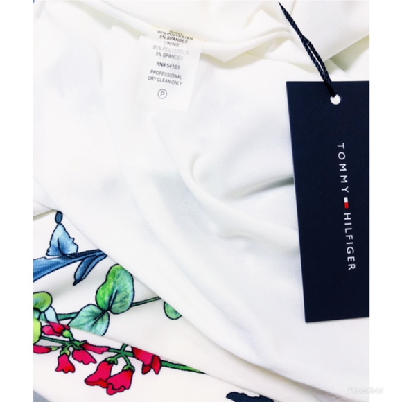 SOLD Tommy Hilfiger Print Sleeveless A-Line Dress - Picture 8 of 8